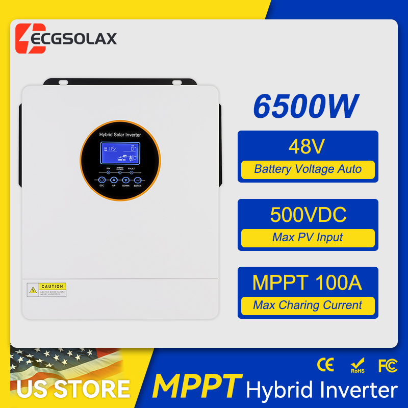 Drone Solar Charger - ECGSOLAX 6500W 48V Split‑Phase Hybrid Solar