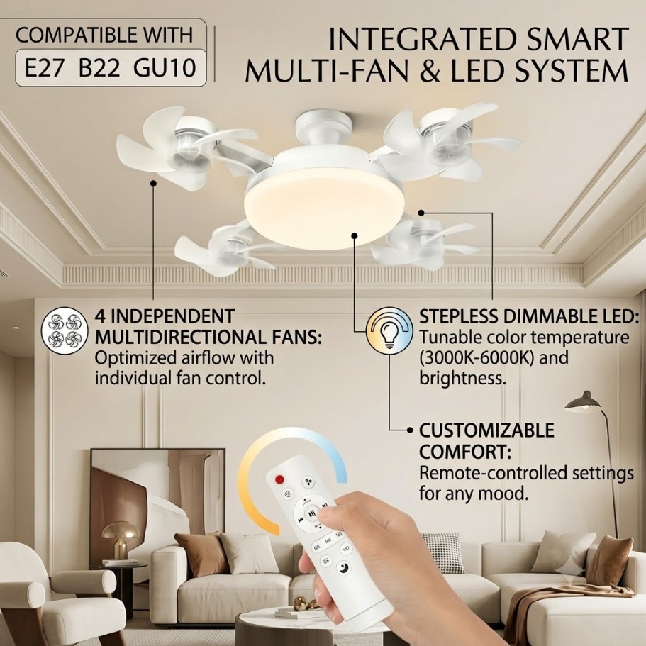 3/4 Heads Drone Style 3-in-1 C - огляд і ціна Drone Beacon Light