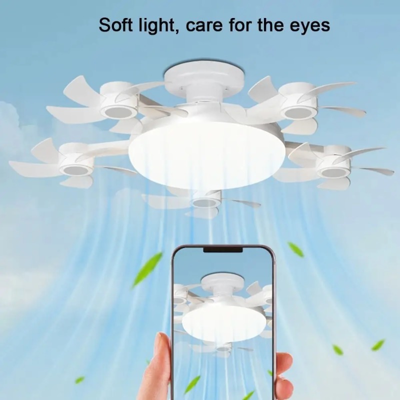 LED Creative Ceiling Fan Light - огляд і ціна Drone Beacon Light