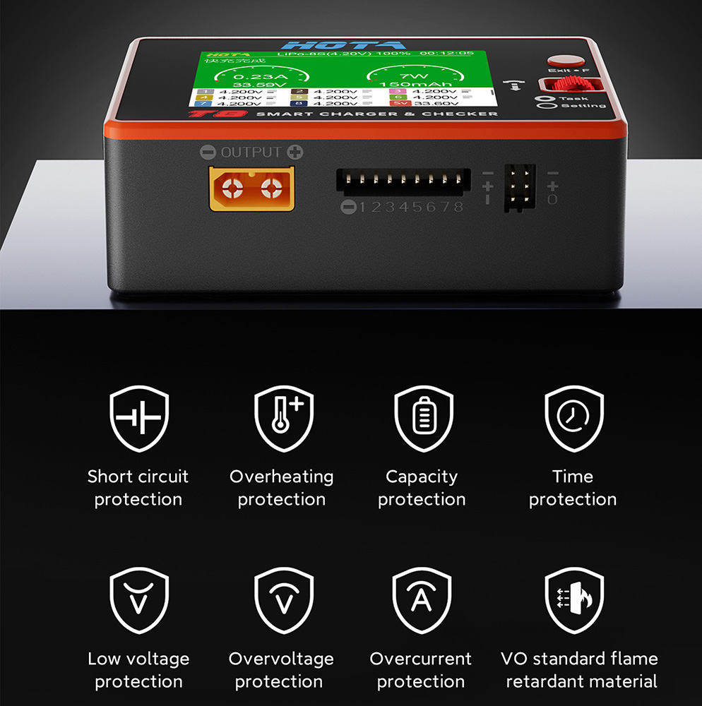 HOTA T8 Smart Balance Charger  - огляд і ціна Drone Power Bank