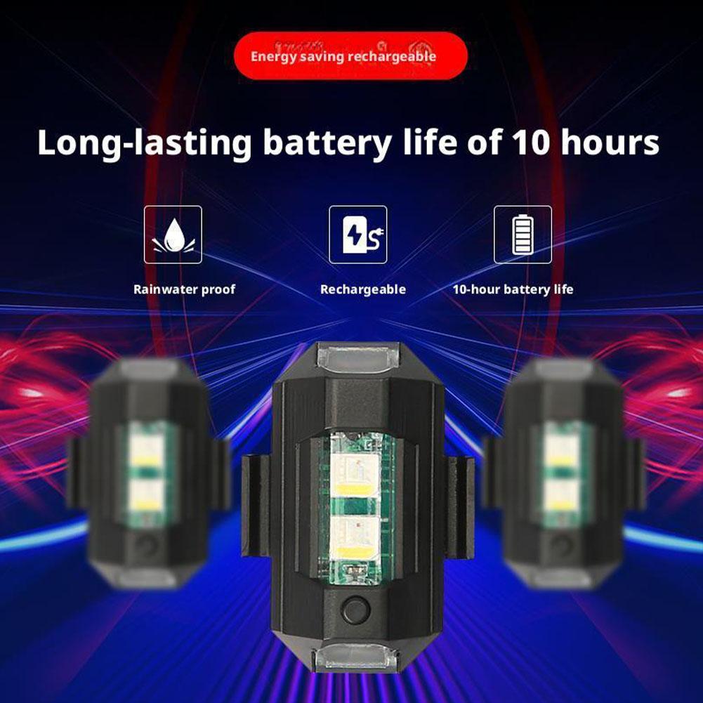 2PCS Mini LED Strobe Lights De - огляд і ціна Drone Strobe Light