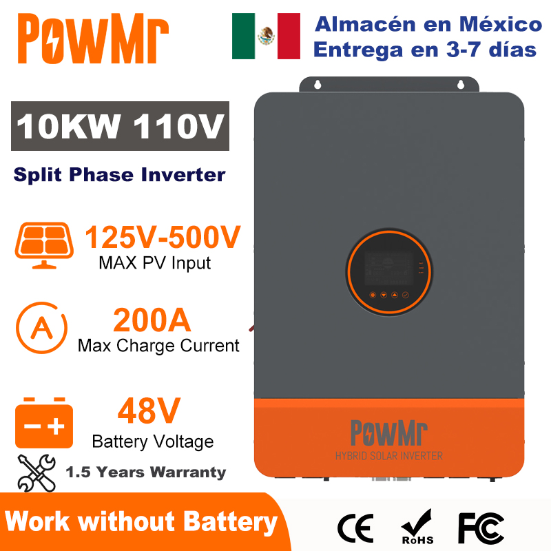 PowMr 10KW Split Phase Inverte - огляд і ціна Drone Solar Charger