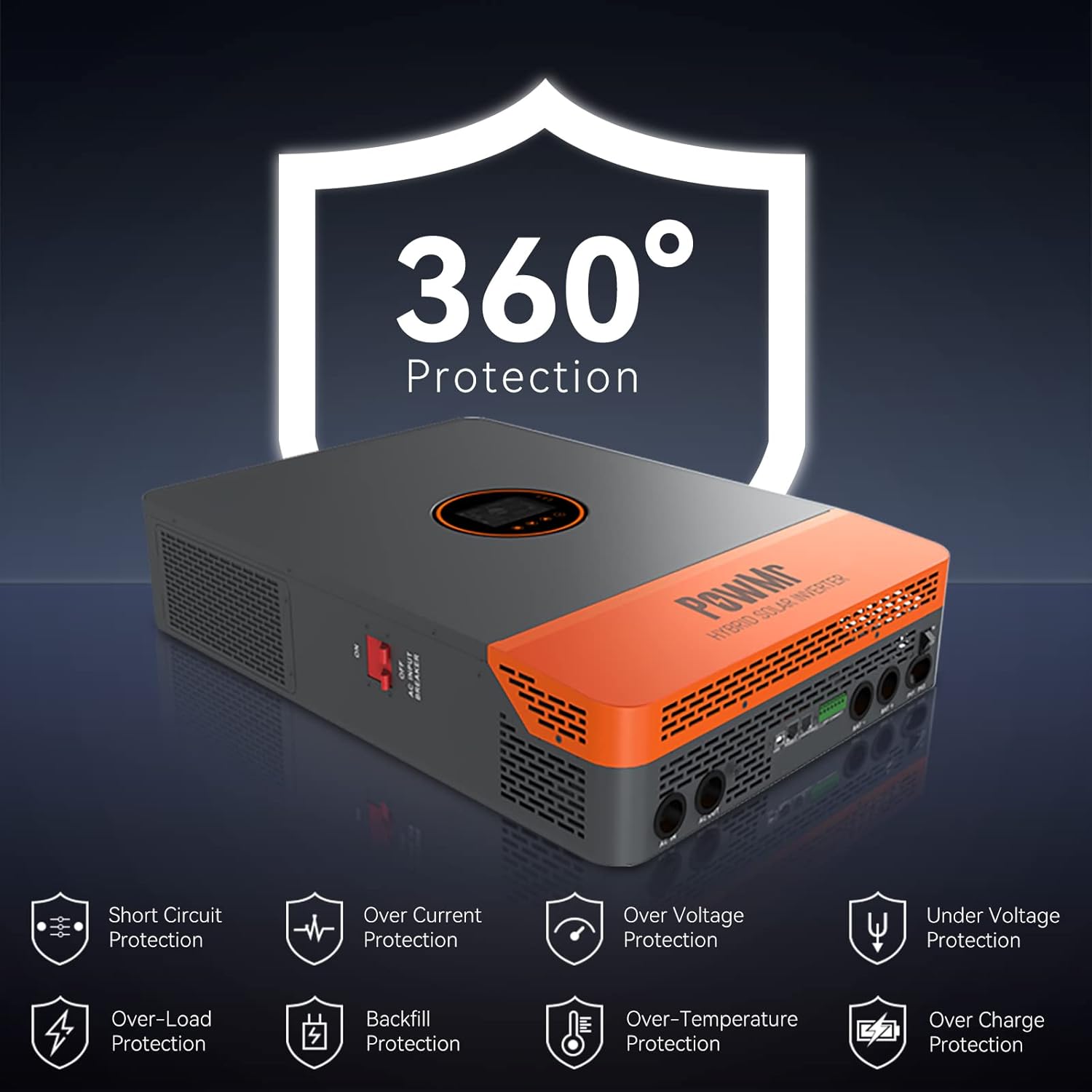 PowMr 10KW Split Phase Inverte - огляд і ціна Drone Solar Charger