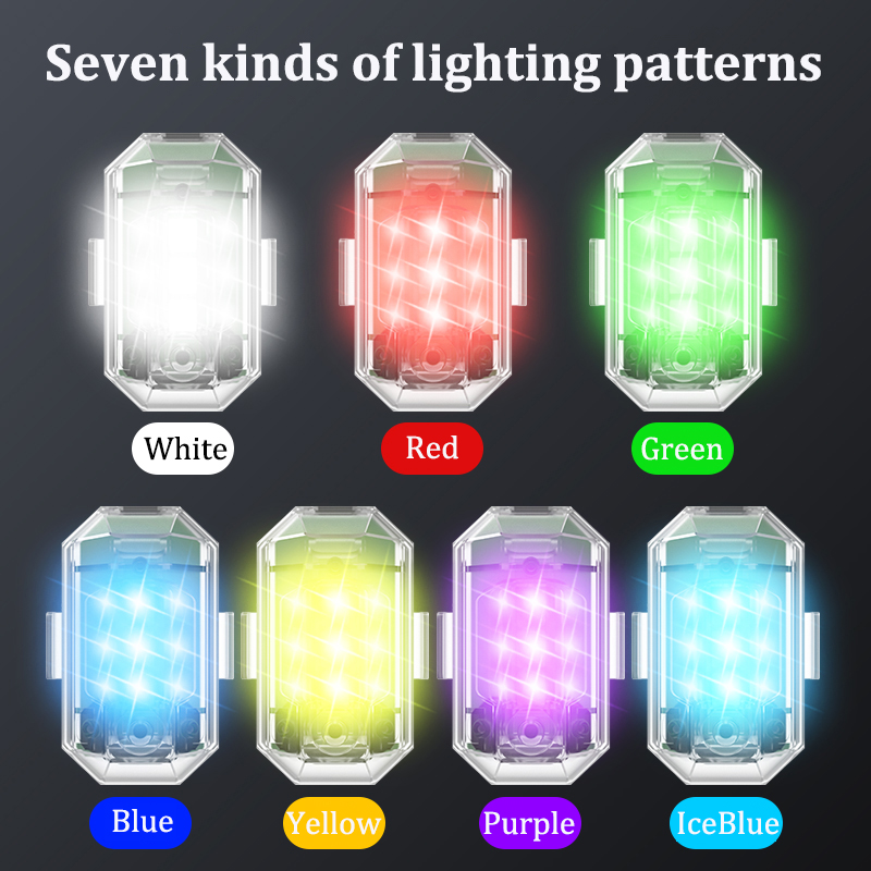1/2/4pcs Wireless LED Drone St - огляд і ціна Drone Strobe Light